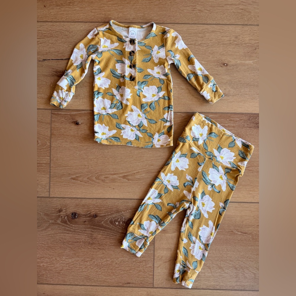 Lou Lou & Company Floral baby Pajamas Set
